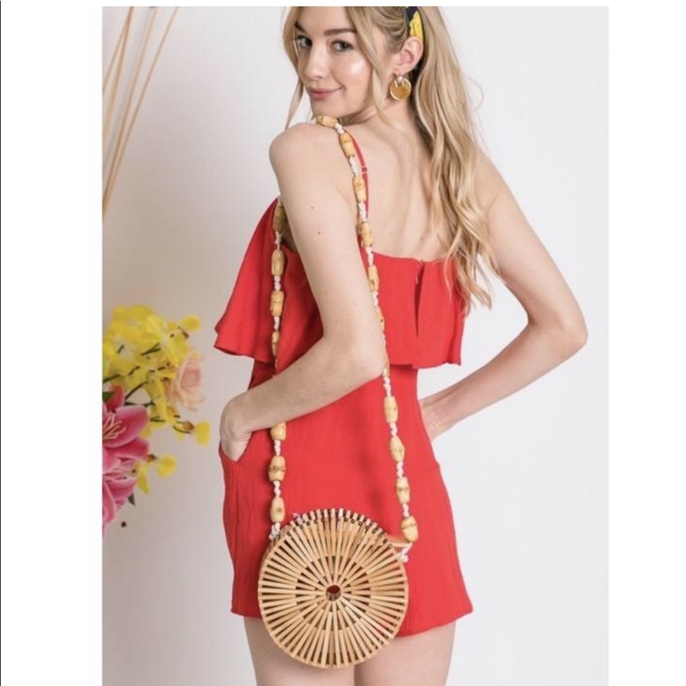 Tank Red Romper - Picture 2 of 5